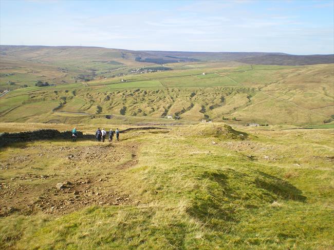 Lead workings in the Sedling Valley