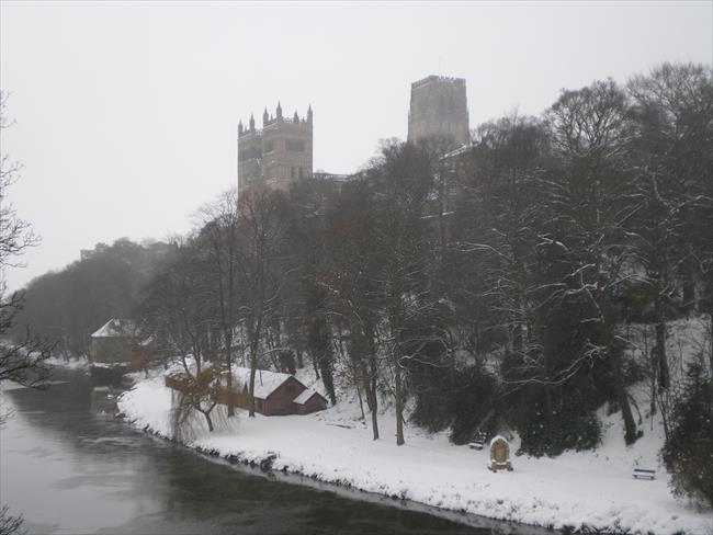 Durham Cathedral from Prebends Bridge