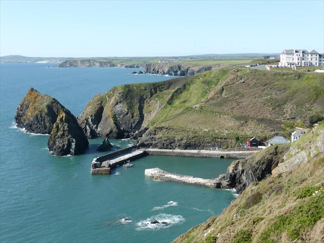 Mullion Cove and harbour, Lizard Peninsula, Cornwall