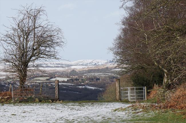 Looking back over Maesycwmmer