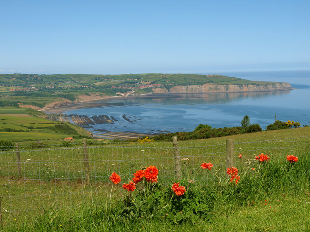 Robin Hoods Bay From Ravenscar