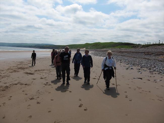 Beach at Dunglass (near the walk end)