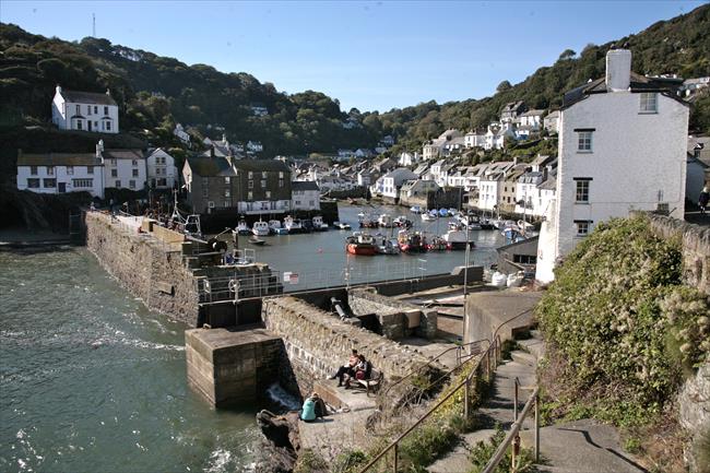 Polperro harbour, Cornwall