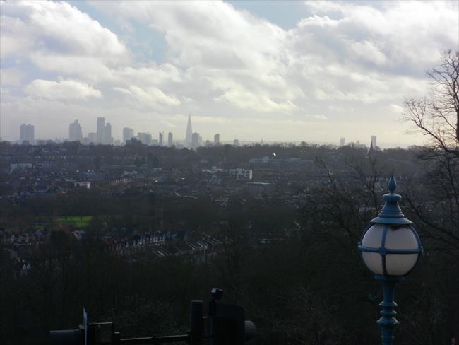 View of the city from Alexandra Palace