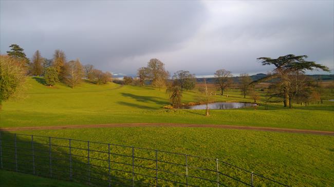 The view from Upper Shuckburgh church yard.