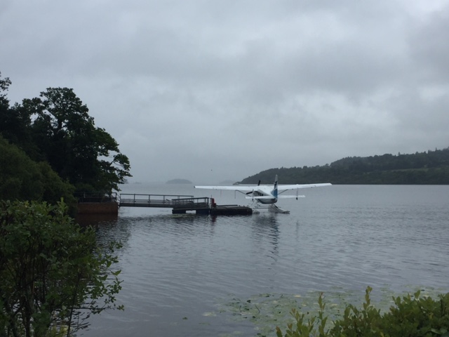 Sea Plane infront of Cameron House