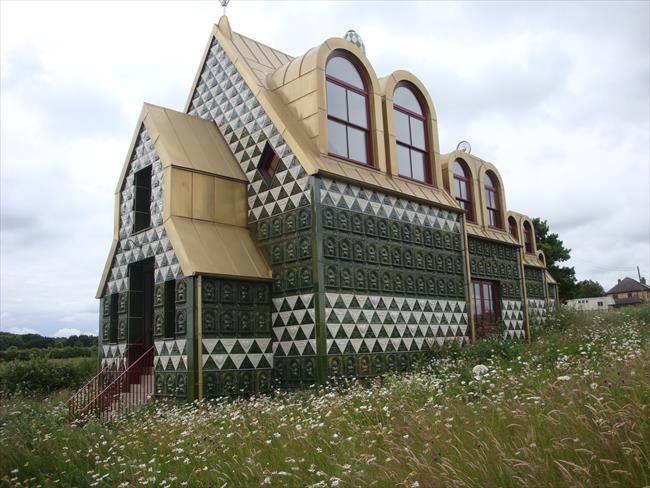 Artist Grayson Perry's 'A House for Essex', the highlight of the walk.