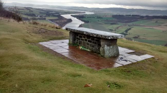 Viewpoint over the River Tay estuary (POI A)