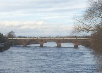 Perth Bridge (or Old Bridge) taken from the Queen's Bridge