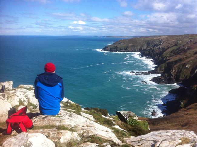 Cornish coastline near St Ives