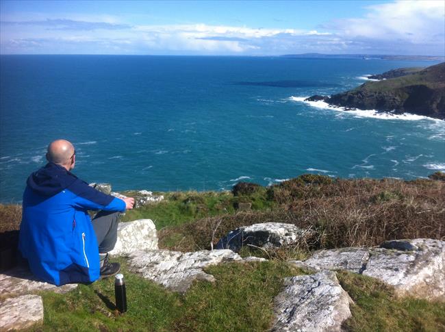Cornish coastline near St Ives