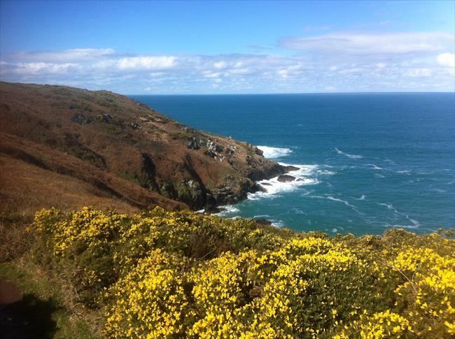 Cornish coastline near St Ives