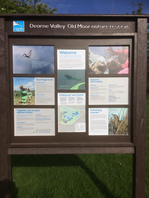 RSPB Old Moor - start point.