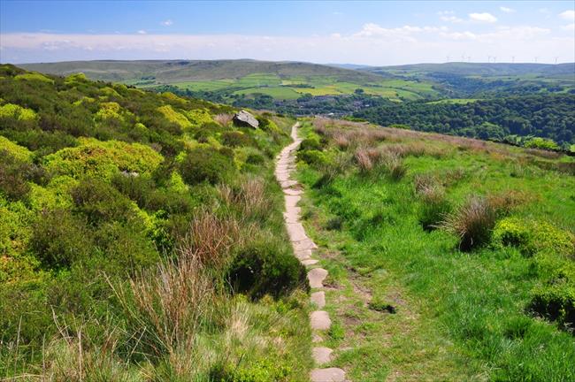 Causey Path below Whirlaw Rocks