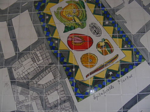 Gunthorpe Street - Mosaic Tiling in Arch