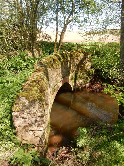 Packhorse bridge between points 2 & 3