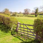 Gentle valley between Upper Harlestone and Lower Harlestone.