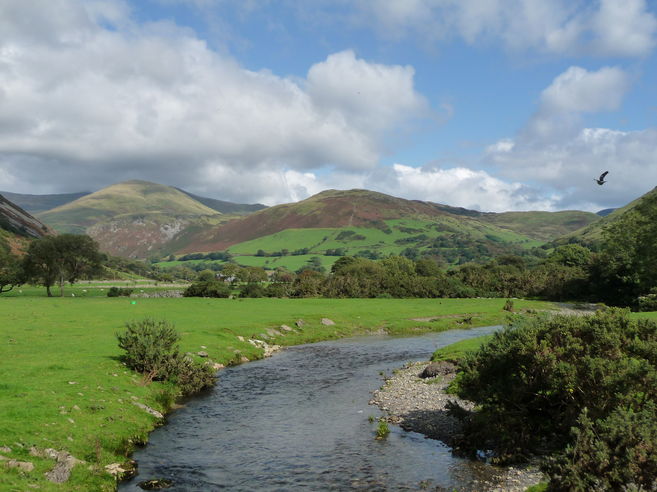 Afon Cadar and Cadair Idris Hills