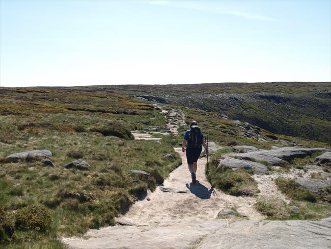 7 WALKING ON THE KINDER PLATEAU