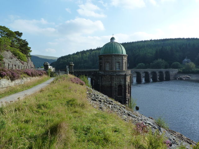 Foel Tower, Garreg-ddu viaduct and reservoir