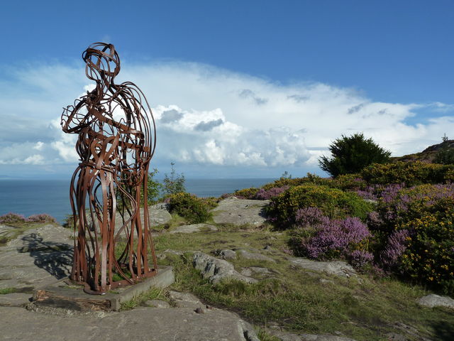 Iron Man on Llanbedrog headland