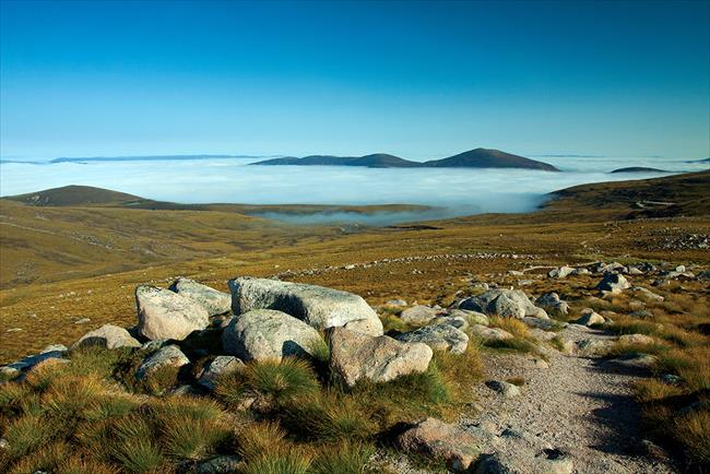 Meall a Bhuachaille from the Ben Macdui path