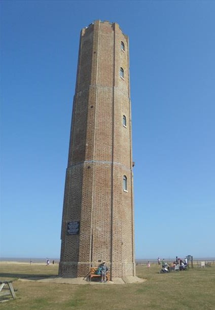 The Naze Tower which is visible for most of the walk.