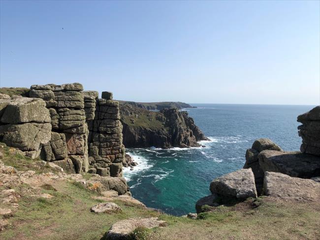 The coastline from Pordenack Point