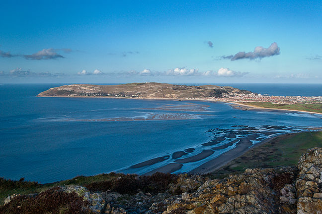 Shoreline from Conwy Mountain