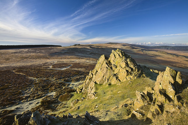 Carn Menyn and the Golden Road from Foeldrygarn