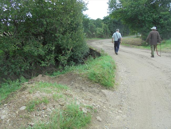 Crossing the Old Bourne at Waypoint [2]