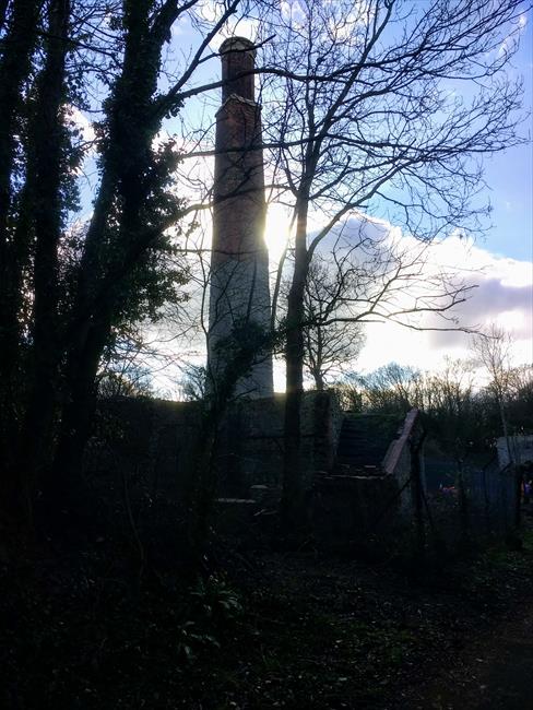 Engine house chimney, Brandy Bottom Old Colliery