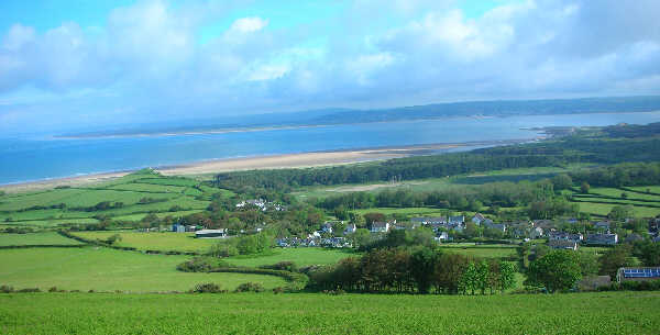 View over Llanmadoc from Llanmadoc Hill