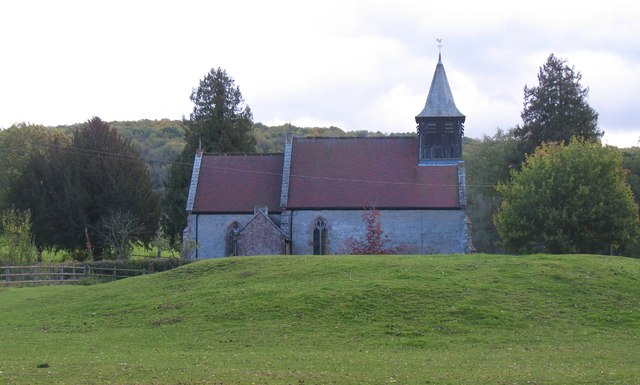 Motte and church, Sollers Hope
