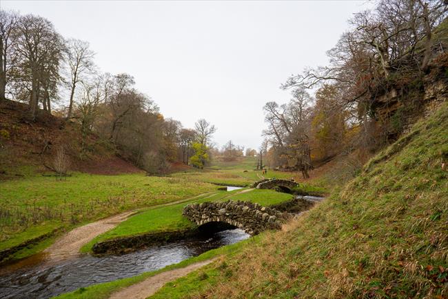 Seven Bridges Valley (only five remain) along the River Skell, Fountains Abbey