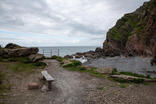 Heddon's Mouth beach.