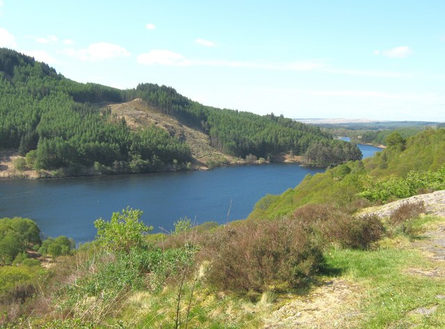 Looking at Loch Trool from Bruce's Stone