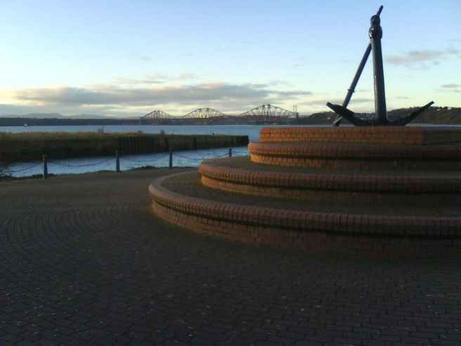 The Forth Bridges from St David's Harbour