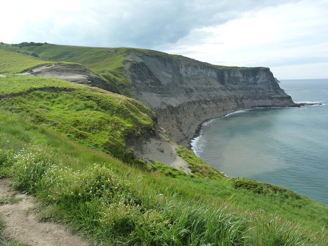 Cliff scenery between Whitby and Robin Hood Bay