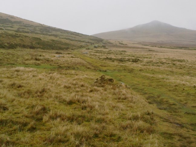 The Quarry Access Road with Y Gyrn in the background