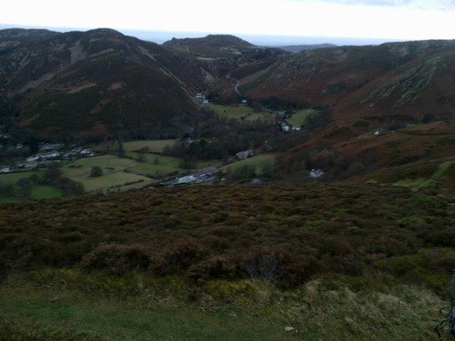 View of Sychnant Pass from the Jubilee Path