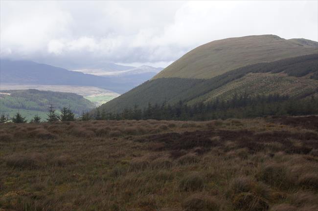 Looking back to the summit of Y Rowen