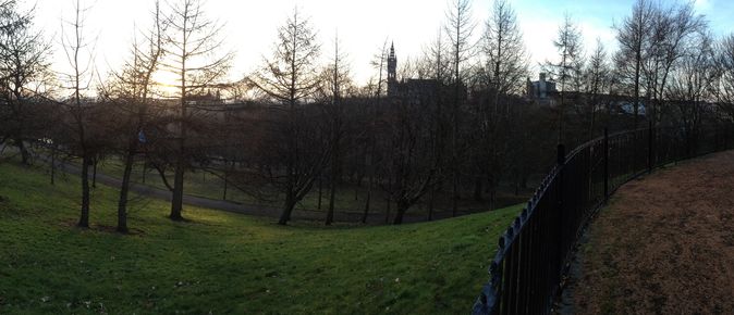 View from Park Gate at Dusk