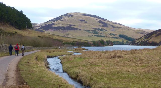 Logan Burn Looking to Glencorse Reservoir