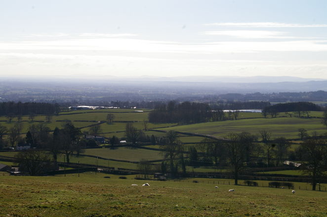 View looking the east between points 3 and 4