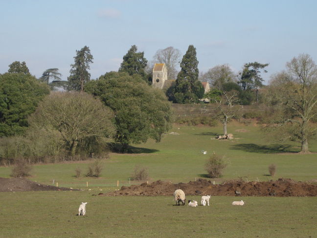 Queenhill Church soon after Point 1