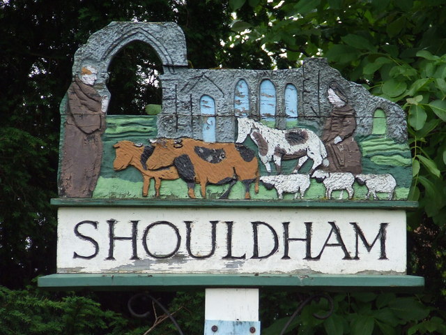 Shouldham village sign