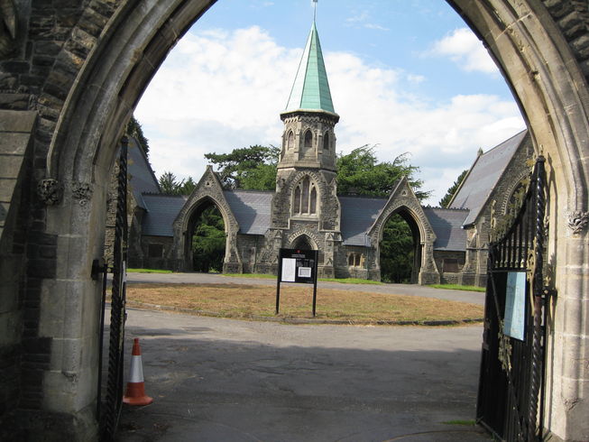 Cathays Cemetery Fairoak Road entrance
