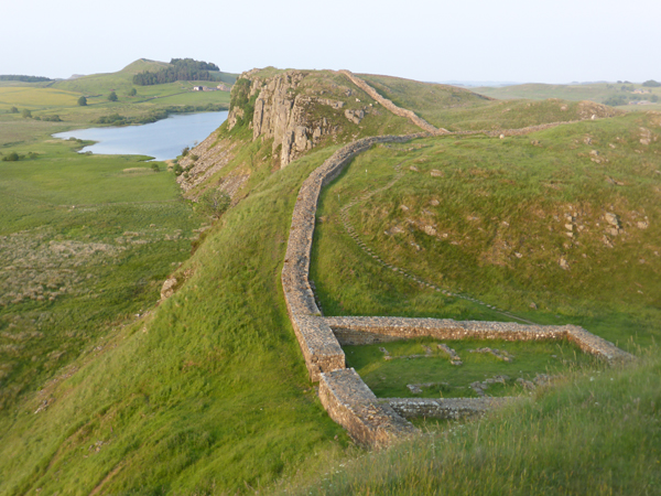 Milecastle 39 and Crag Lough beyond