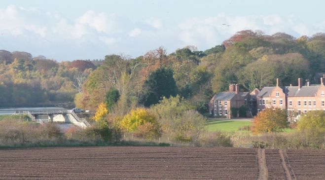 Looking Back towards Hardwick Village